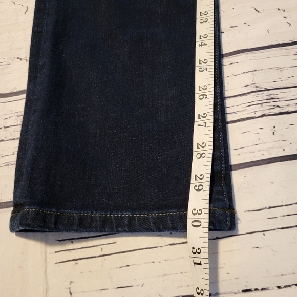 LiverpoolJeans Simone Hugger Straight Leg Dark Blue Jeans Size 27 - Picture 9 of 10